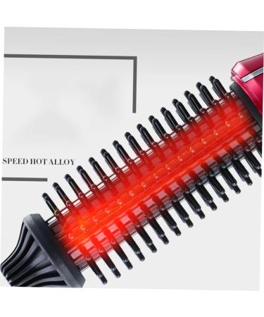 FOMIYES Ceramic Curling Brush Hair Curling Iron Hair Rollers Hot Air Brush Curling Brush Hair Curler Straight Hair Comb Travel - Buy Online on GoSupps.com