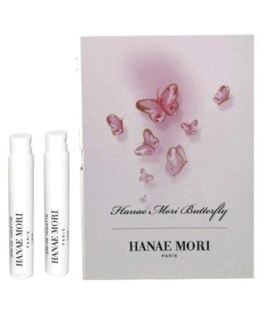 2 Hanae Mori Butterfly EDT Spray Sample Perfume Travel Vial .04 Oz/ 1.2 Ml Each Lot - Buy Online on GoSupps.com