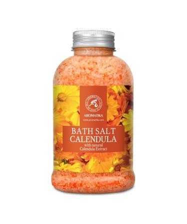 Ringle flowers bathing salt 600g with natural marigold oil - mineral salt - flower bath salt - bathing additive - Calendula salt for personal care - beauty - relaxation - aromatherapy