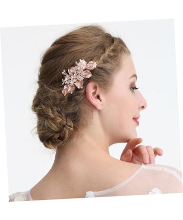 DOITOOL Side Hair Comb Bridal Wedding Hair Comb Bridal Hair Pin Wedding Head Jewelry Wedding Headdress Hair Comb Clip Wedding Headwear Tiara Bride Accessories Wedding Dress - Buy Online on GoSupps.com