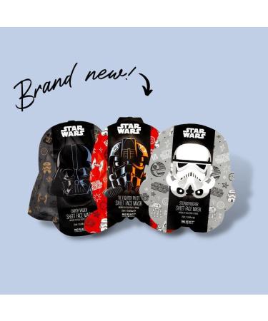 Mad Beauty Disney Facial Mask - Star Wars Darth Vader Moisturizing Tuchmask | 25ml Black Tea Extract for Revitalizing Skin - Buy Online on GoSupps.com