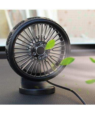 BESPORTBLE Black Fan Fans for Car Portable Fan Aromatherapy Fan Car Mini Cool Fan Small Fan Remover Summer 11X6.5cm Black Desktop Pattern - Buy Online on GoSupps.com