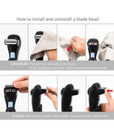 14.7inch Electric Back Hair Shaver Detachable Body Hair Trimmer 180 Degrees Foldable Back Razor Pain-Free Electric Back Shavers for Men with Handle Wet or Dry Cordless Body Shaver for Men Travel - Buy Online on GoSupps.com