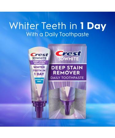 Crest 3DWhite Brilliance Deep Stain Remover Dazzling Mint Toothpaste - 3.1oz - Buy Online on GoSupps.com