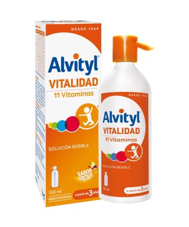 Urgo Urgo Alvityl - Multivitamin Syrup - Oral solution with 11 vitamins for more energy and vitality - 150 ml syrup