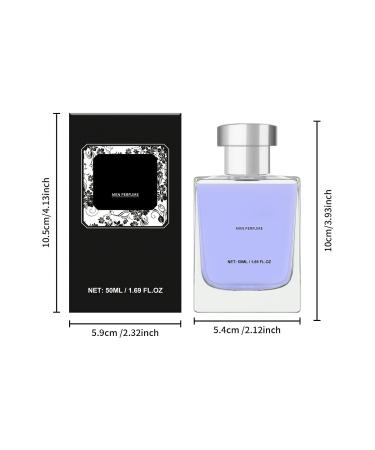 men Perfume Soft Hypoallergenic Eau De Parfum Captivating Body Mist Suitable for All Skin Types Perfume Gift for men 10x5.4x3.2cm Purple - Buy Online on GoSupps.com