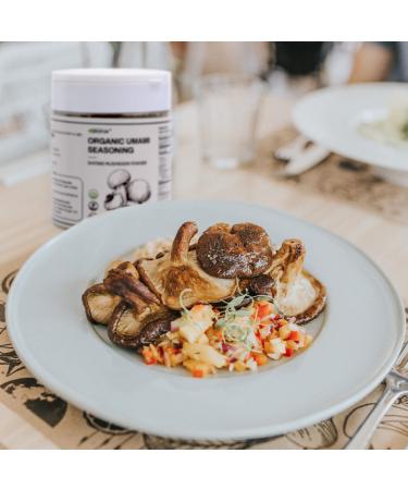 ORGFUN Organic Shiitake Mushroom Powder - Natural Umami Seasoning for Cooking 5.3 Oz - Buy Online on GoSupps.com