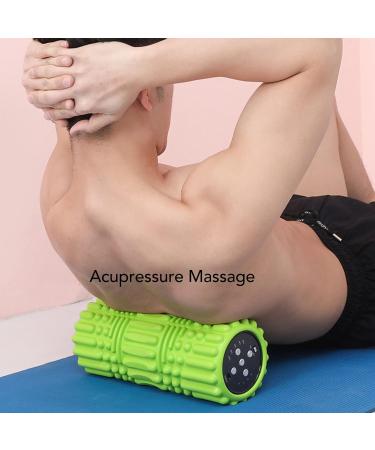 Vibrating Foam Roller - Deep Tissue Massage 4000 RPM Bluetooth Pain Relief 5-Speed Trigger Point Therapy - Buy Online on GoSupps.com
