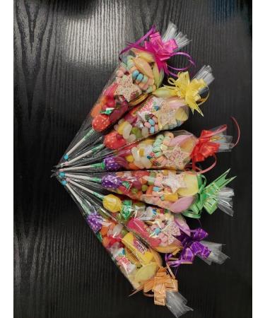 Pre Filled Millions Retro Sweet Cones Colours Kids Party Bags Children's Birthday party anniversary christening baby shower gender reveal wedding (Retro Mix 1 Count (pack of 25)) Retro Mix 1 Count (pack of 25) - Buy Online on GoSupps.com