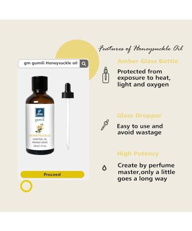 Honeysuckle Essential Oil - Home Fragrance Soap & Candle Making Diffusers - 1 oz (30ml) Scent Oil - Buy Online on GoSupps.com