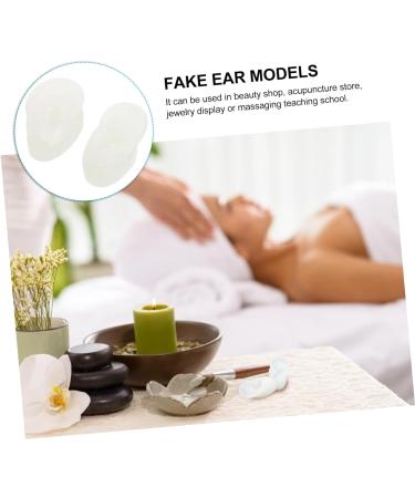 Lurrose Silicone Human Ear Display Stand for Earrings - Practice Teaching Tool - Buy Online on GoSupps.com