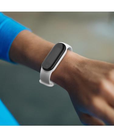 4 PACK Bands Replacement for Amazfit Band 5 Replacement Strap Compatible with Amazfit Band 5 Silicone Sport Strap Wristband Watchband Accessories Black+White+Gold+RoseGold - Buy Online on GoSupps.com