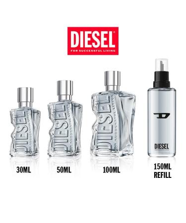D By Diesel Eau de Toilette for Men Fougere & Amber Scent With Notes of Ginger Bergamot Lavender & Vanilla 1 Fl Oz (Pack of 1) - Buy Online on GoSupps.com