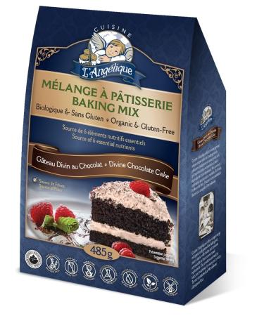 Cuisine L' Angelique Gluten-Free & Organic Chocolate Divine Cake Mix 485g
