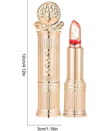 Flower Jelly Lipstick PH Color Change Day and Night Use Moisturizing Flower Lip Volume Easy to carry lip gloss for women and girls Tebinzi Pink - Buy Online on GoSupps.com