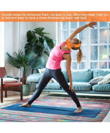 Face Slimming Belt - Double Chin Reducer Mask & Strap - Facial Lifting Orange Band - Buy Online on GoSupps.com