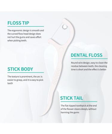 600PCS Dental Floss Sticks with Toothpick Holder - Y-Form Interdental Flossers for Effective Dental Care | Disposable Tooth Cleaner Sticks (12 Pack) - Buy Online on GoSupps.com