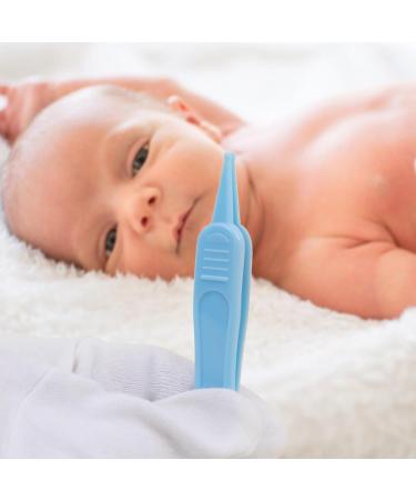 3 Pieces Baby Safety Tweezers - Gentle Plastic Nose & Ear Cleaners Easy Grip Compact Design for Baby Care - Buy Online on GoSupps.com