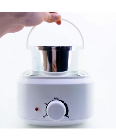 Wax Warmer Set | Built-in Thermal Safety Control | 6 Hard Wax Beans (White Honey) | Home Waxing for Women & Men - Buy Online on GoSupps.com