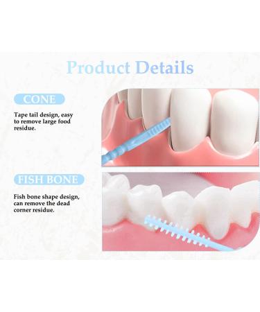 Interdental Brushes & Toothpicks - 200 Pack Dental Care Set for Optimal Oral Hygiene - Buy Online on GoSupps.com
