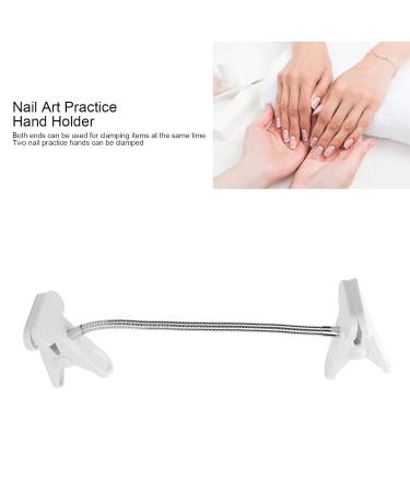 Flexible Nail Art Hand Model Holder - Manicure Practice Tool & Fixing Clamp for DIY Nail Art | International Shipping - Buy Online on GoSupps.com