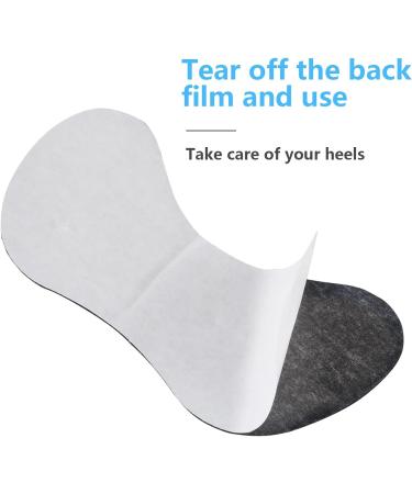 LEEQBCR Heel Cushion Inserts - 10 Pack, Self-adhesive Shoe Grips for Foot Care & Improved Shoe Fit - Black - Buy Online on GoSupps.com