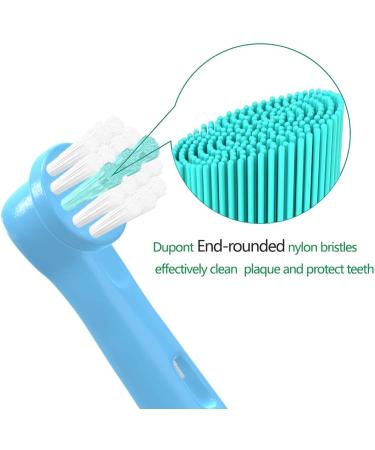 WuYan Kids Toothbrush Heads Compatible for Electric Toothbrush Kids Electric Toothbrush Heads for Braun Refills for Kids Toothbrush Head Pack of 4 Multicolor Replacement Brush Heads 4pcs - Buy Online on GoSupps.com