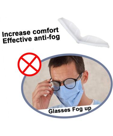 Healeved Face Mask 8 pcs Anti- facial accessories face cover fog Preventer self Foggy Preventer spray nose bridge 12X4X1cmx2pcs Whitex2pcs - Buy Online on GoSupps.com