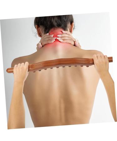 Gatuida 4-Piece Roll Rod Set with 20 Balls - Deep Tissue Leg & Head Massage Device | Gua Sha Wooden Trigger Point Massager - Buy Online on GoSupps.com