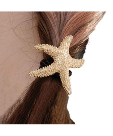 Adiases 1 x hair gum seafare design elastic ponytail holder hair band hair rope hair accessories for women girls and women.