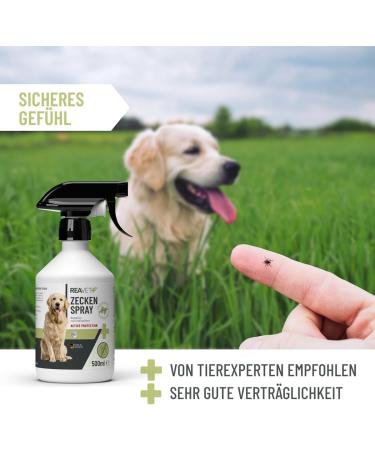 Reavet Tick Protection Dog Spray 500ml | Black Cumin Oil | Instant Tick Defense for Puppies - Buy Online on GoSupps.com