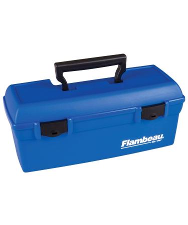 Flambeau Outdoors 6009TD Lil' Brute Fishing Tackle and Gear Box with Lift-Out Tray, Blue