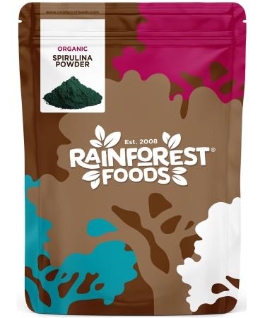 Rainforest Foods Organic Spirulina Powder 400g 400 g (Pack of 1)