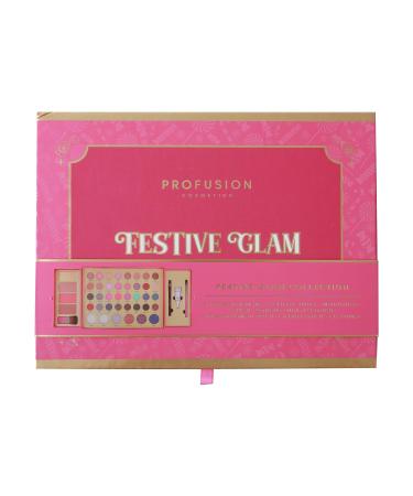 Profusion Cosmetics Sweet Holiday Glam Set - 46 Piece Eye & Face Essentials for Festive Sparkle | Highlighter Blush Contour & More - Buy Online on GoSupps.com