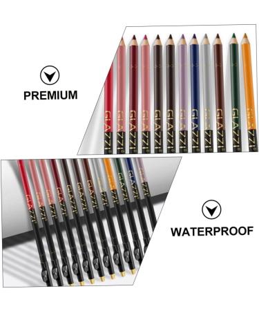 Beavorty 36 Pcs Lip Liner Eyeliner Eyebrow Pen Make up Lip Liners Pencil Makeup Supplies Lasting Gel 1 count (Pack of 1) Assorted Colorx3pcs - Buy Online on GoSupps.com