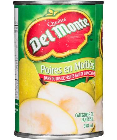 Del Monte Pear Halves in Juice 398 ml Pack of 12 - Buy Online on GoSupps.com