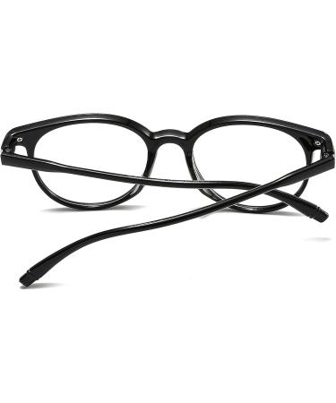 Suertree Myopia Glasses with Blue Light Filter - Stylish Mild Nearsightedness Glasses for Men & Women - 959 Black -0.5 - Buy Online on GoSupps.com