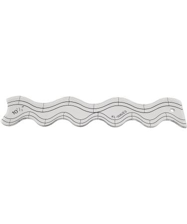 HONEYSEW Wave Edge Clear Quilting Ruler Templates - Sewing Wave Edge Waves Ruler - Buy Online on GoSupps.com