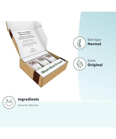 BULLDOG Mens Skincare and Grooming Original Face Wash with Aloe Camelina & Green Tea 5 Fl. Oz. - Pack of 3 - Buy Online on GoSupps.com