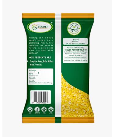 TENDER AGRO PRODUCTS Hygienically Processed Natural Gram/Chana Dal with More Protein and Iron Rich and No Added Preservatives (3 Kg) 6.61 Lbs Pack - Buy Online on GoSupps.com