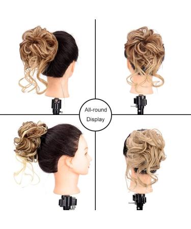 Hair Accessories Synthetic Hair Bun Messy Curly Bun Claw Clip Bun Headband Wig Ponytail Hair Extensions Women Wig Hair Bun Hair Pieces For Women(SW207-01) - Buy Online on GoSupps.com