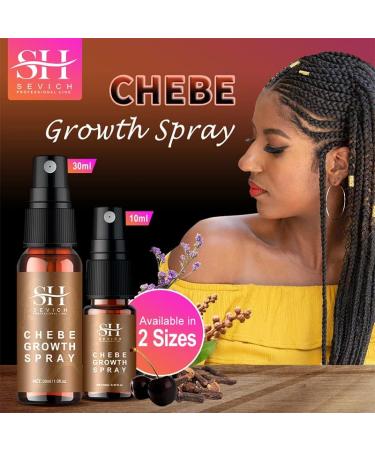 SEVICH Naturals Chebe Hair Growth Spray - 100% African Chebe Essence Thin Loss Hair Treatment Moisture&Repair Damaged Hair Root Scalp Skin Refresh 30ml - Buy Online on GoSupps.com