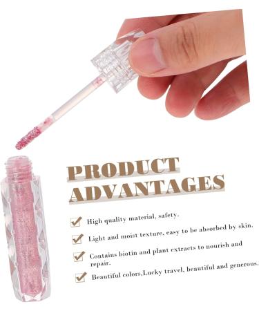 LALADEFIEE 2pcs Eyeshadow Shampoo+shield Liquid Eye Shadow Make up Eye Makeup Cosmetics Plastic Silver - Buy Online on GoSupps.com