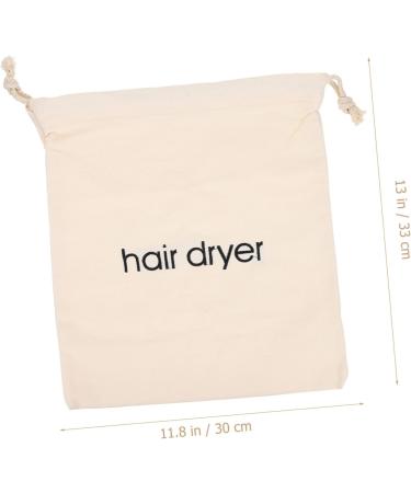 BIUDECO 2pcs Hair Dryer Storage Bag Hairdryers Hairdryer Bag for Hair Dryer Holiday Sack Pouch Fabric Beige - Buy Online on GoSupps.com