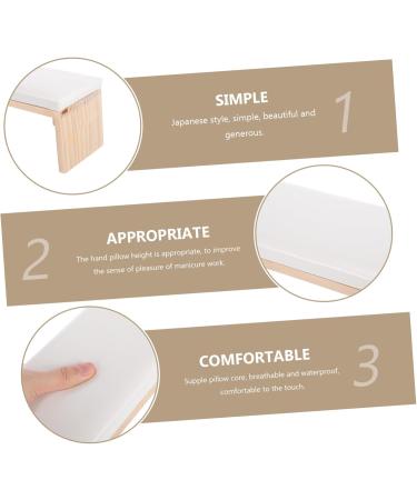 VINTORKY Nail Art Pillow - Arm Cushion for Nails - Nail Supplies Kit with Solid Wood Log - and Leather Wooden Pillow - Essential Nail Manicure Accessories Kit - Buy Online on GoSupps.com
