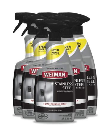 Weiman Stainless Steel Cleaner Wipes (3 Pack) Removes Fingerprints
