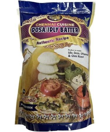 Chennai Cuisine Dosa Batter 1KG | Multigrain Batter 850GM | Instant Rice Dosa Breakfast Mix | Pure Veg South Indian Breakfast Mix | 100% Natural Ingredients (Pack of 2) - Buy Online on GoSupps.com