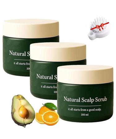 3 pi ces Lissima Gommage Naturel Pour Cuir Chevelu Nettoyant En Profondeur Et Nourrissant Hydratant Et Confortable Formule Douce Pour Tous Les Types De Cheveux