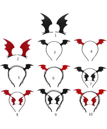 amangul Halloween Bat Wing Hair Clip Daily Wear Costume Hair Accessories for Women at Birthday Party -Slip Hairband(1) - Buy Online on GoSupps.com