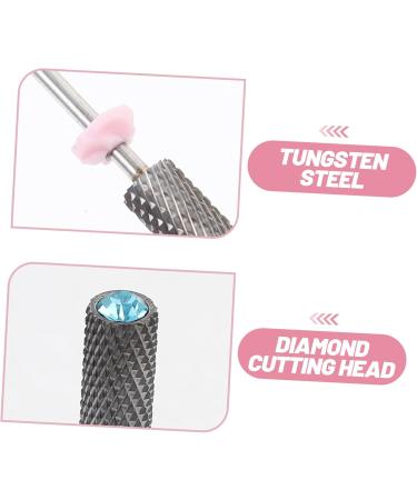 Healeved Cuticle Nail Bit Nails File Bit Bunny Ears Gel Polish Bit Diamond Grinding Nail Drill Bit Manicure Nail Bit Remove Cuticle Nail Drill Bits Tungsten Steel Nail Polish Acrylic - Buy Online on GoSupps.com
